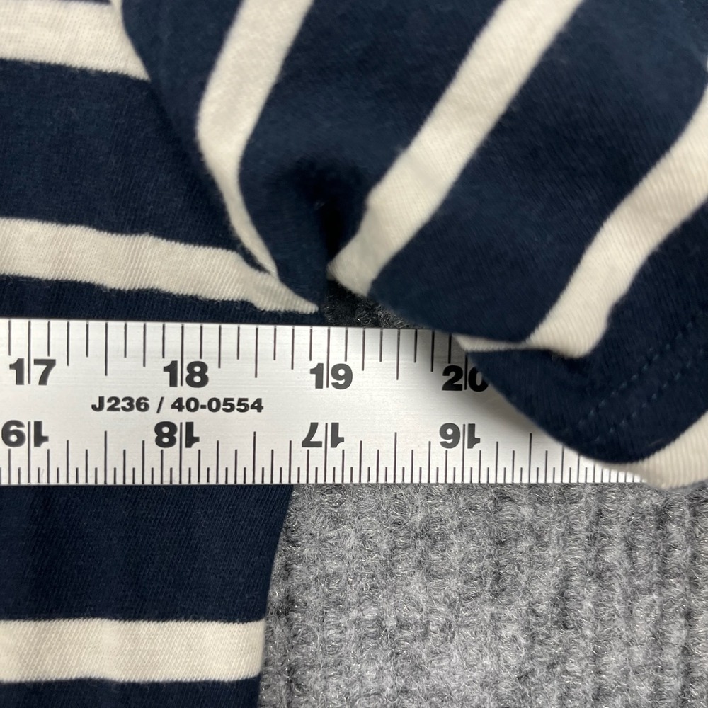 Monrow T-Shirt Dress Womens M Breton Stripe Preppy Coastal USA Made Clean‎ Girl - Picture 7 of 9